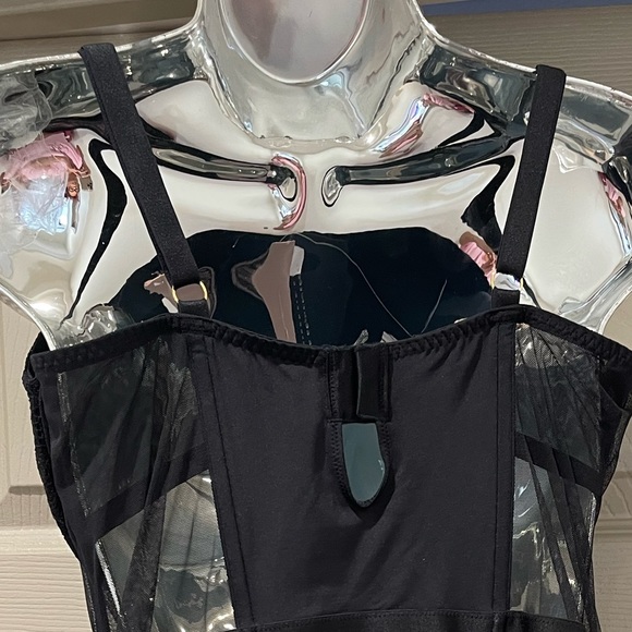 Victoria’s Secret Black Love lace belted teddy NWT size XL - Picture 7 of 9